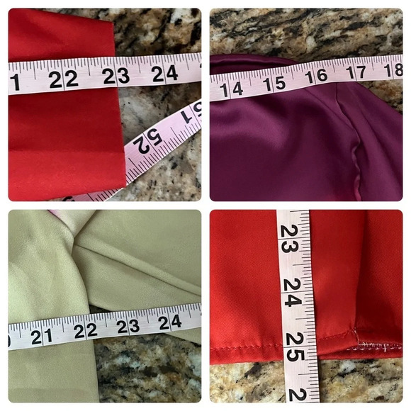 Mica’s COLLAR TIE DYE BLOUSE Ombre Button Up Modest Retro Blouse  L Boho Trendy - Picture 6 of 11